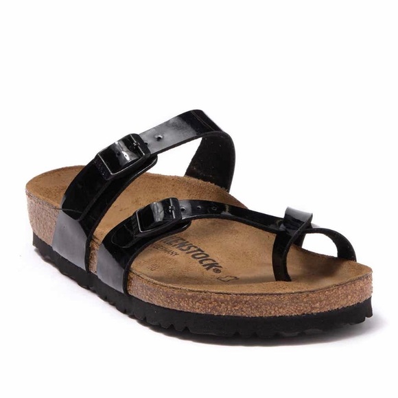 birkenstock mayari black patent